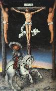 CRANACH, Lucas the Elder The Crucifixion with the Converted Centurion dfg oil painting on canvas
